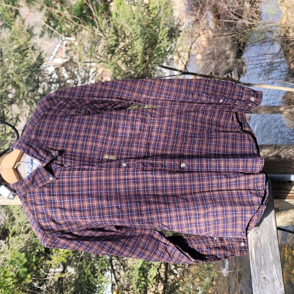 Columbia cotton button down shirt.